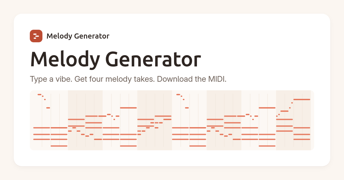 Melody Generator