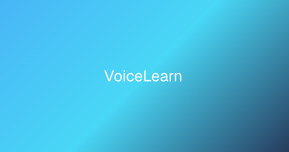 VoiceLearn