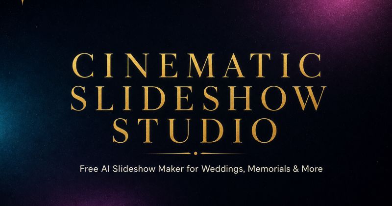 Cinematic Slideshow Studio