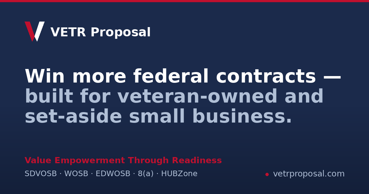 VETR Proposal